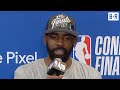 Kyrie Irving Talks Mavs Winning WCF & Returning to the NBA Finals