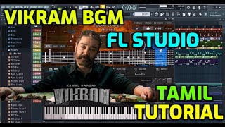 VIKRAM - Title Teaser BGM | FL Studio 20 | FLP Download | Tamil Tutorial | SM Music Tech | Kamal