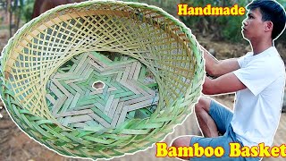Handmade Bamboo Basket丨Bamboo Woodworking Art 丨Traditional Craft