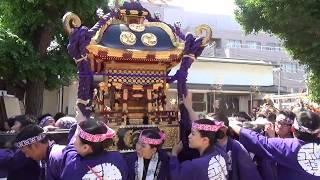 素盞雄神社 天王祭'17 奈か町神輿 渡御6-1