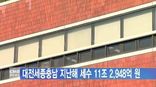 [대전뉴스] 대전세종충남 지난해 세수 11조 2,948억 원