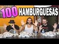 100 HAMBURGUESAS | 5 HOMBRES