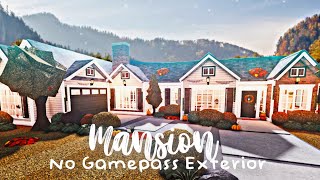 Roblox Bloxburg - No Gamepass Family Roleplay Mansion Exterior - Minami Oroi