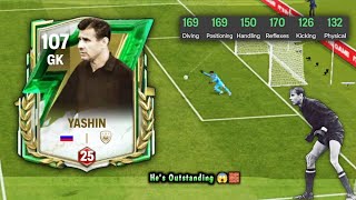 HE'S SOMETHING ELSE 👀 • 107 RATED ANNIVERSARY LEV YASHIN REVIEW • FC MOBILE