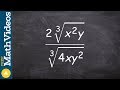 Learn how to use the division property of radical expression to simplify