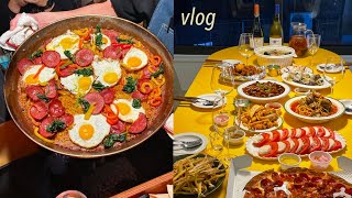 vlog | 금토일 금샤빠🍾 친구들이랑 10주년 기념사진을 위장한 돼지파티🍖 배달음식, 몽탄,,, 먹방 브이로그