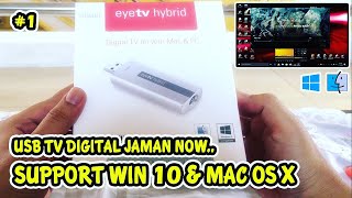 TV Tuner Digital Usb Elgato eyeTV Hybrid WIN 10 [UNBOXING]