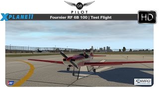 [X Plane 11] Fournier RF-6B 100 | Test flight around London City airport