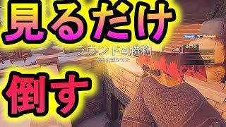 【R6S】破壊不可能！？見るだけで倒す方法【レインボーシックスシージ】