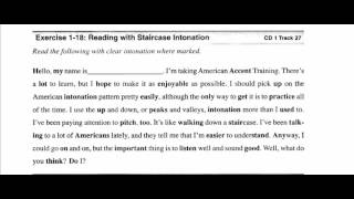 (Transcript) American Accent Training - Reading with Staircase Intonation