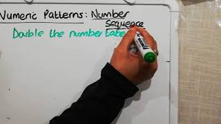 Grade 4: Numeric patterns:Number sequence