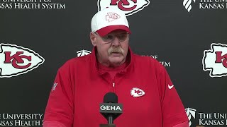 Chiefs coach Andy Reid prepares for matchup with the Steelers