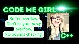 Avoid hacking. How to avoid buffer overflow using for loops and arrays. No bounds checking C++