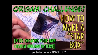 Origami Challenge! How to Make a "Star Box"
