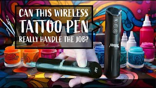 Neebol Tattoo Kit Unboxing \u0026 Review: Is This Wireless Tattoo Pen the Best for Beginners?