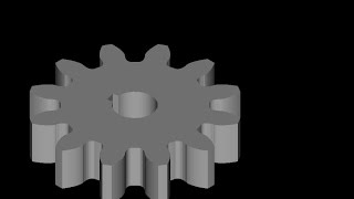 Involute Spur Gear- Creo Parametric 3.0