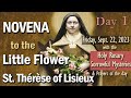 Day 1 🌺 NOVENA to St. Thérèse of Lisieux 🌺Little Flower🌺Friday Rosary, Sorrowful Mysteries & Prayers