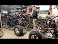 two seat crosskart hayabusa engine install