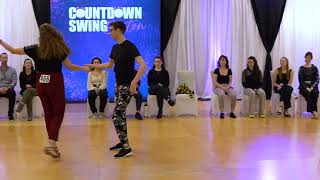 Countdown Swing Boston 23 24 Novice JnJ Finals Garrett Maglio and Amelie Canac Marquis