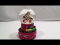 coca cola hallmark 2001 santa snow globe music box i d like to teach the world