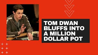 Tom  Durrrr  Dwan Goes ALL-IN with a Bluff in a $1,000,000 Pot