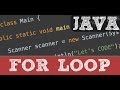 For loop and increments in Java - Programming tutorial