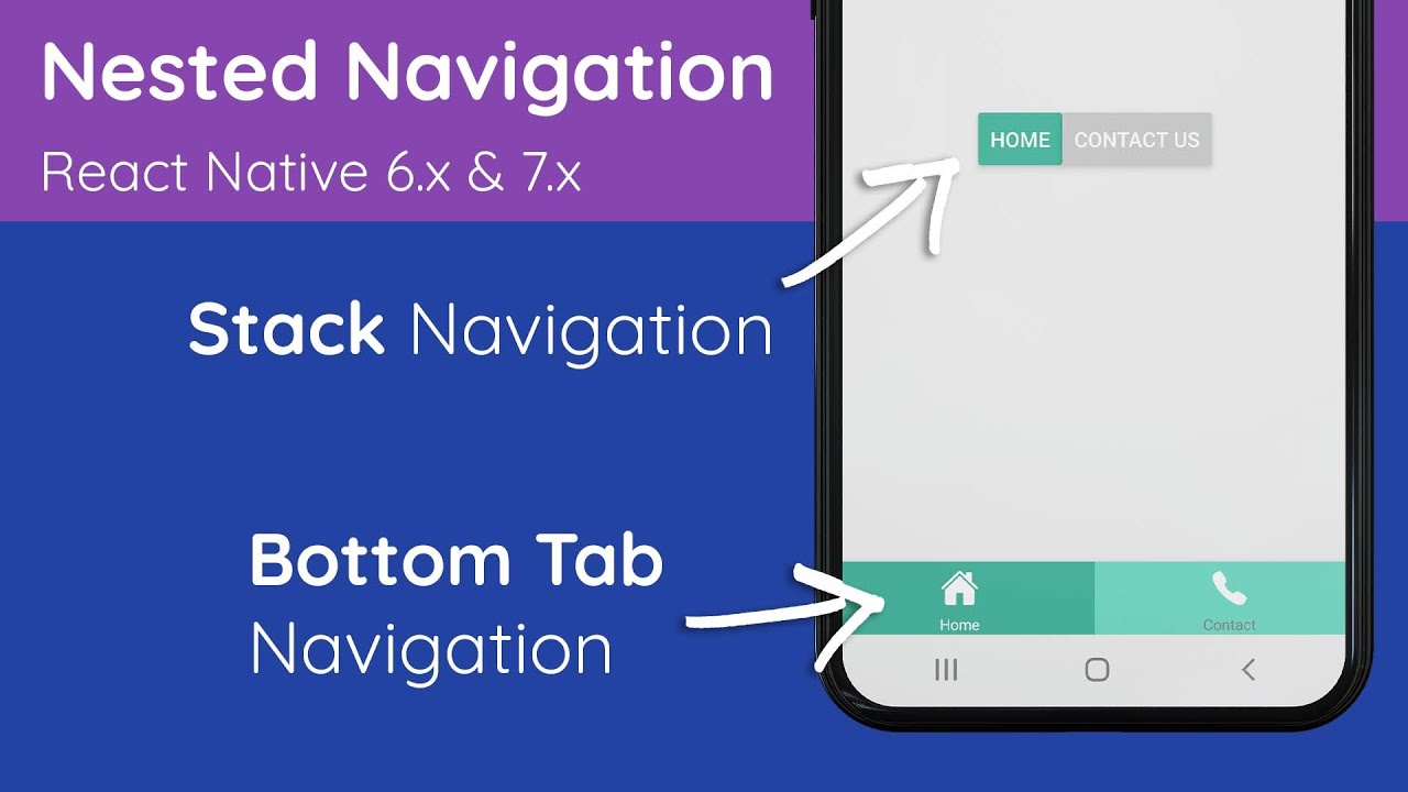 Nested Navigation React Native Stack Tab Navigation Expo 2023