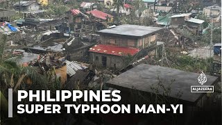 Trail of destruction as Super Typhoon Man-yi lashes the Philippines