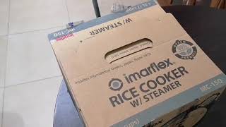 Filipino unboxing - The all new IMARFLEX IRC-150Q Rice Cooker w/steamer