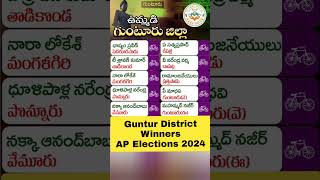 Guntur 2024 Election Winners | AP Elections | TDP, Janasena, BJP