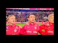 Norway National Anthem (vs Montenegro)  - FIFA World Cup 2022 qualifying