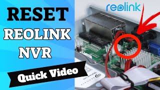 How to reset Reolink NVR [ Reset Button ]