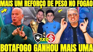 MÍDIA EMBASBACADA COM REFORÇO DO FOGÃO! BOTAFOGO DE ARTHUR JORGE GANHOU OUTRA! NOTICIAS DO BOTAFOGO