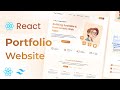 Build a Responsive Portfolio Website with React & Tailwind CSS | Portfolio Website in React