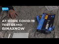 At-Home COVID-19 Test Demo: BinaxNOW