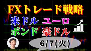 FXトレード戦略 6/7(火)　ドル133円タッチからの・・・