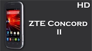 ZTE Concord II Announced with 5.0 Megapixel Rear Camera, 1GB RAM, 4GB ROM, 1820 mAh Battery