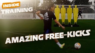 FREE-KICK PRACTICE at Ciudad Real Madrid!