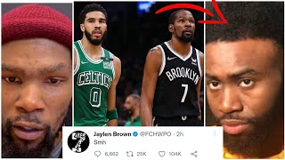 NBA PLAYERS REACT TO KEVIN DURANT TRADE TO BOSTON CELTICS FOR JAYLEN BROWN | DURANT REACTIONS