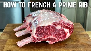 How to Prep & French a Prime Rib #shorts