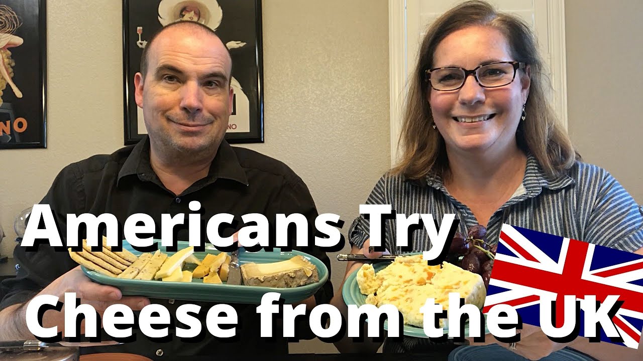 Americans Try MORE British Cheese | From England And Wales - YouTube