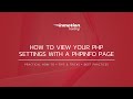 How to View Your PHP Settings With a phpinfo Page