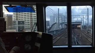 【MH】対向列車に注目！名鉄2200系一宮到着ミュージックホーンフル