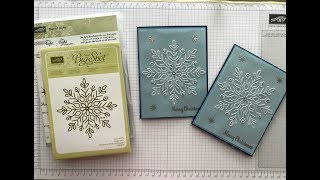 Beautiful Snowflake Christmas Card - Week 11 of 12 Weeks of Christmas!