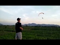 HOMEMADE PARAMOTOR RC GLIDE TEST