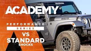 Ride Comparison - Standard Vs. Performance 2.0 Series Shocks » ACADEMY | FOX