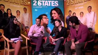 Chat with the Cast of 2 States - Arjun Kapoor, Alia Bhatt & Chetan Bhagat [Rapid Fire Round]