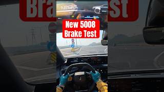 2025 PEUGEOT 5008 - Brake test #braketest #povtestdrive #povtest