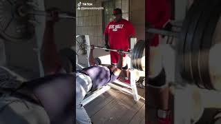 405x5 bench press