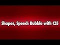 CSS Shapes and Speech Bubble